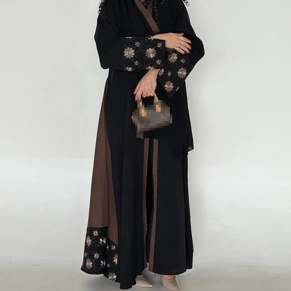 Atlas Abaya — Open Printed Kimono
