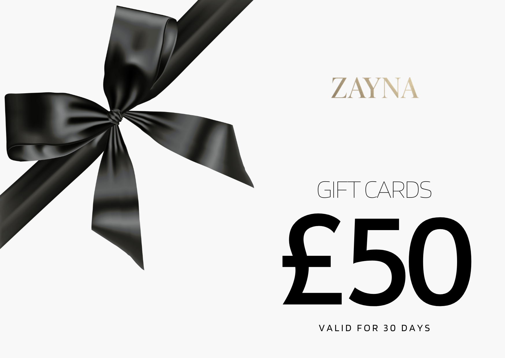 ZAYNA GIFT CARDS