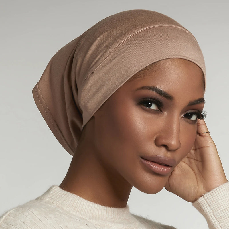 ZAYNA Jersey Undercap with Ear Openings — Cotton Inner Hijab Bonnet