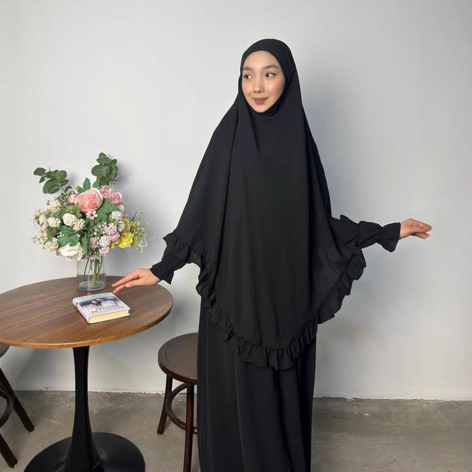Safa Jilbab — 2-Piece Set (Abaya + Long Khimar)
