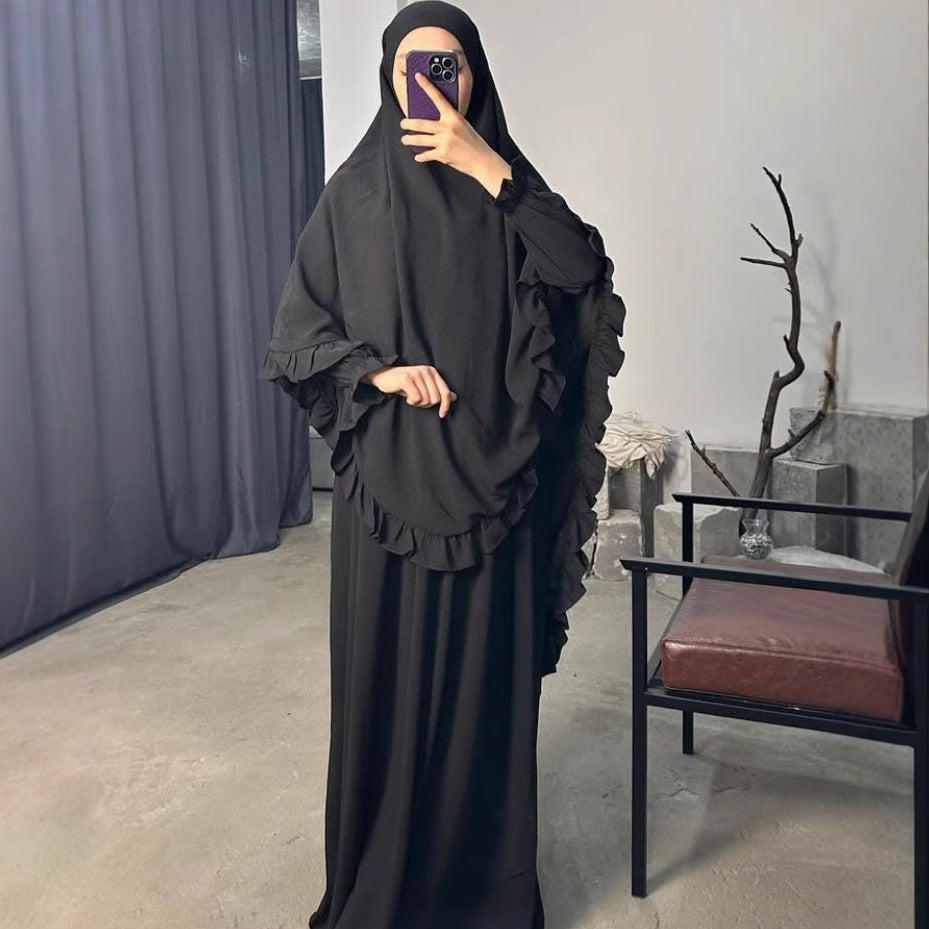 Safa Jilbab — 2-Piece Set (Abaya + Long Khimar)