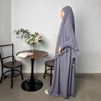 Safa Jilbab — 2-Piece Set (Abaya + Long Khimar)
