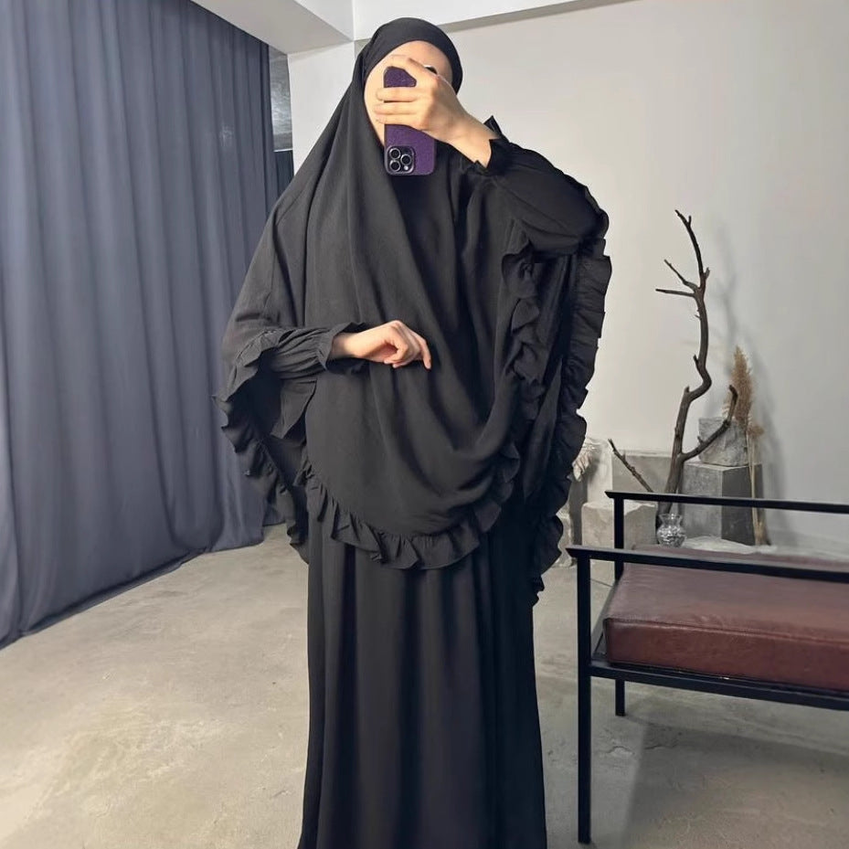 Safa Jilbab — 2-Piece Set (Abaya + Long Khimar)