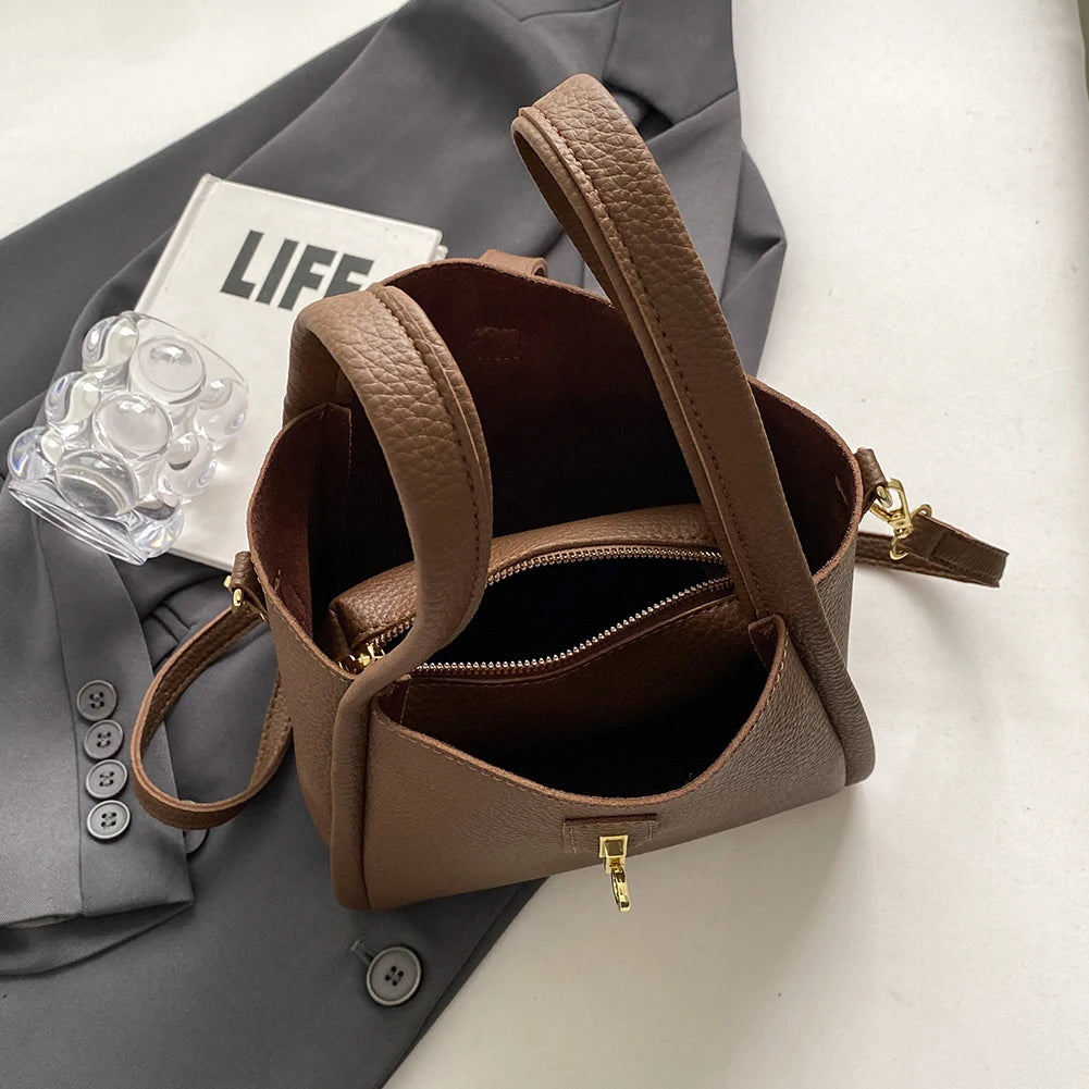 The Noura Bucket — Original Leather Crossbody Bag
