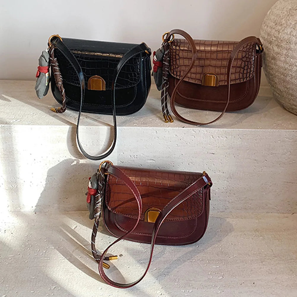 The Amina Buckle — Original Leather Crossbody Bag
