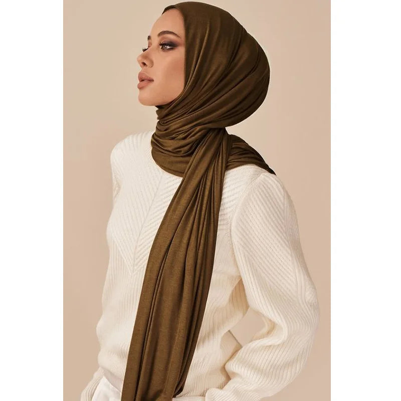 Smooth Modal Hijab — Plain Jersey