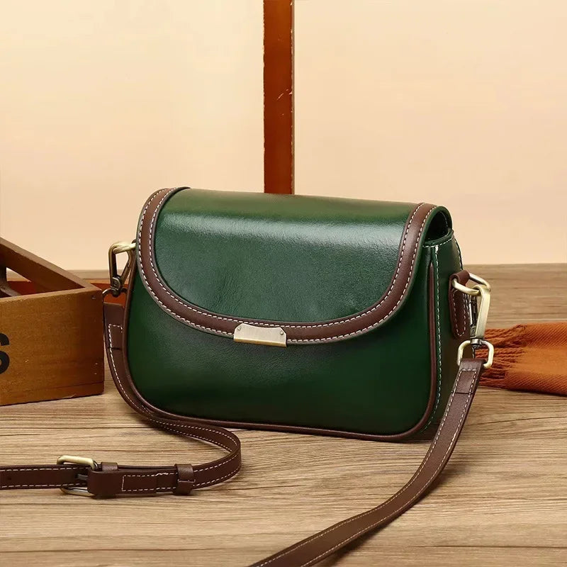 The Leila Square — Original Leather Crossbody Bag