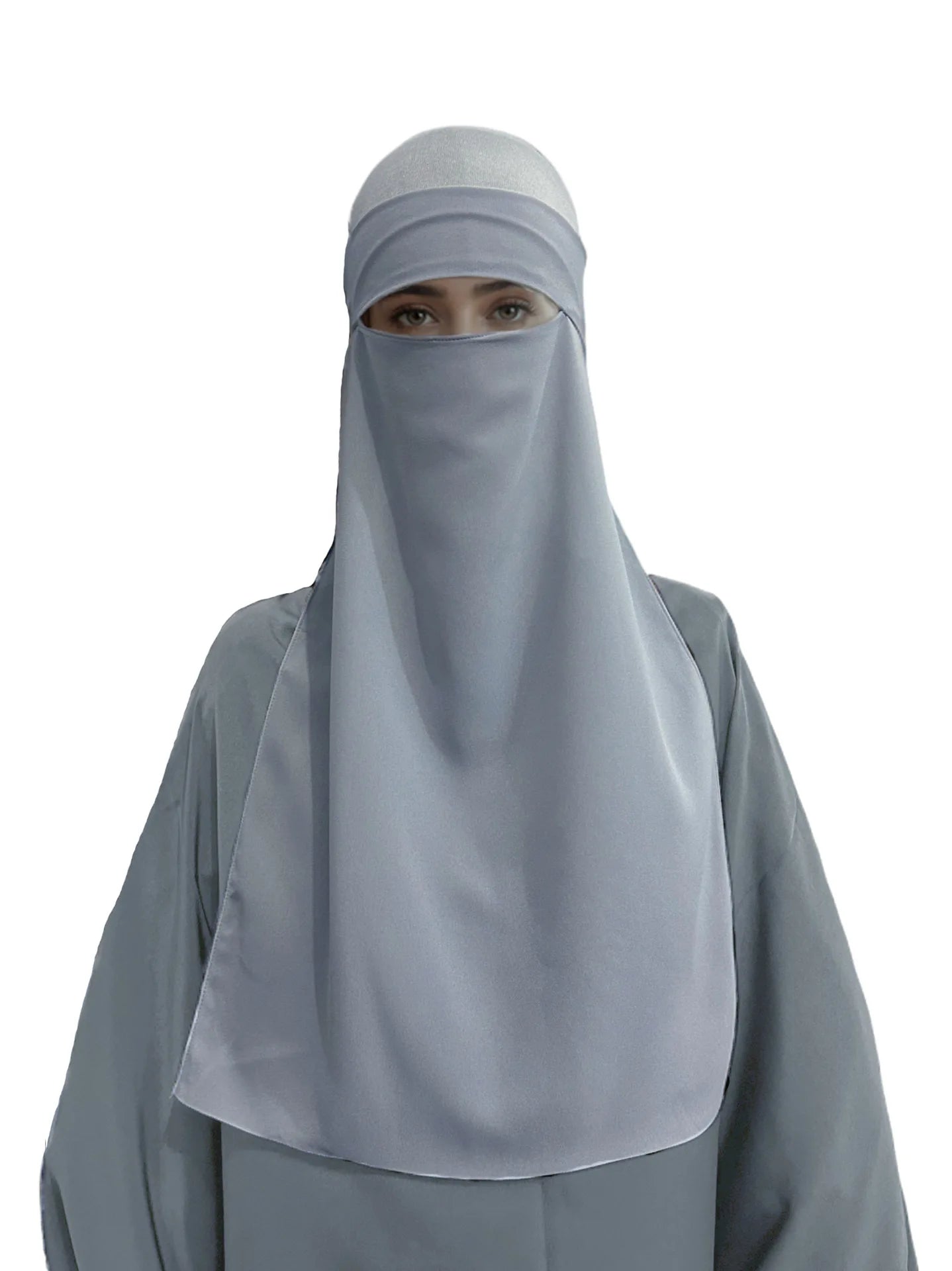 Niqab Perla — Ready-to-Wear Scarf (Pearls)