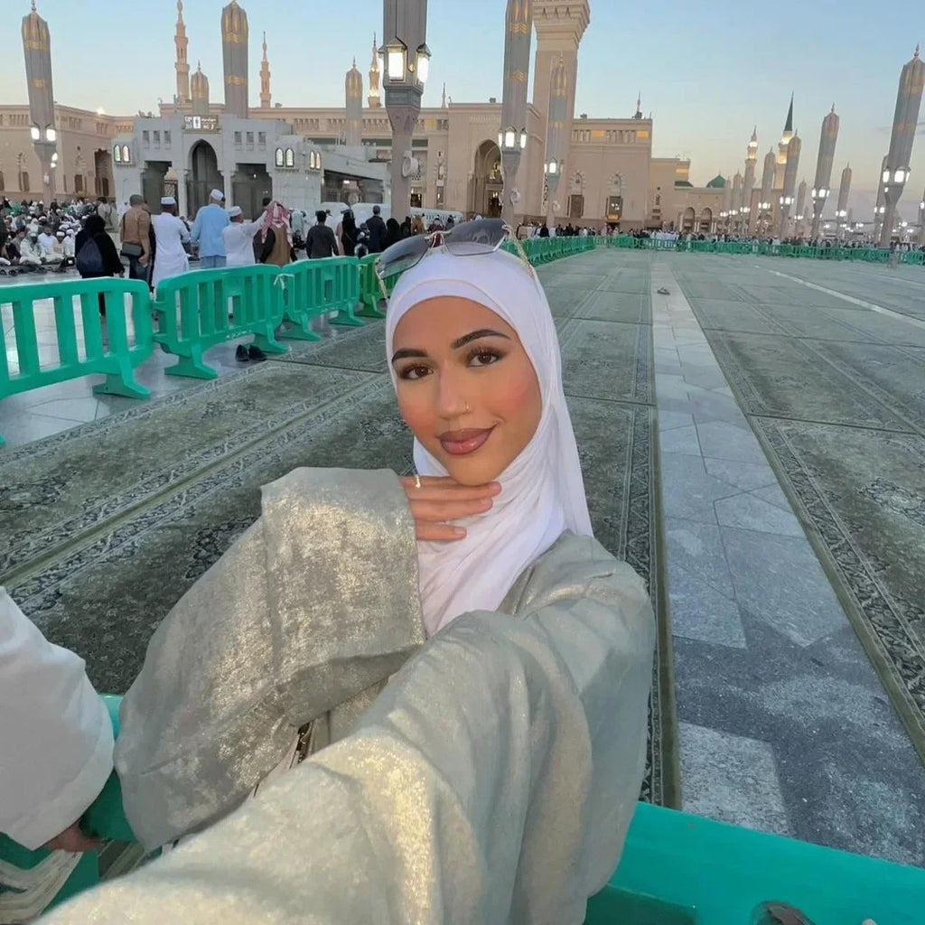 Abaya Royale — Open Satin Kimono Luxury Edition