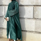 Perla Abaya — Open Beaded Kimono Summer Edition