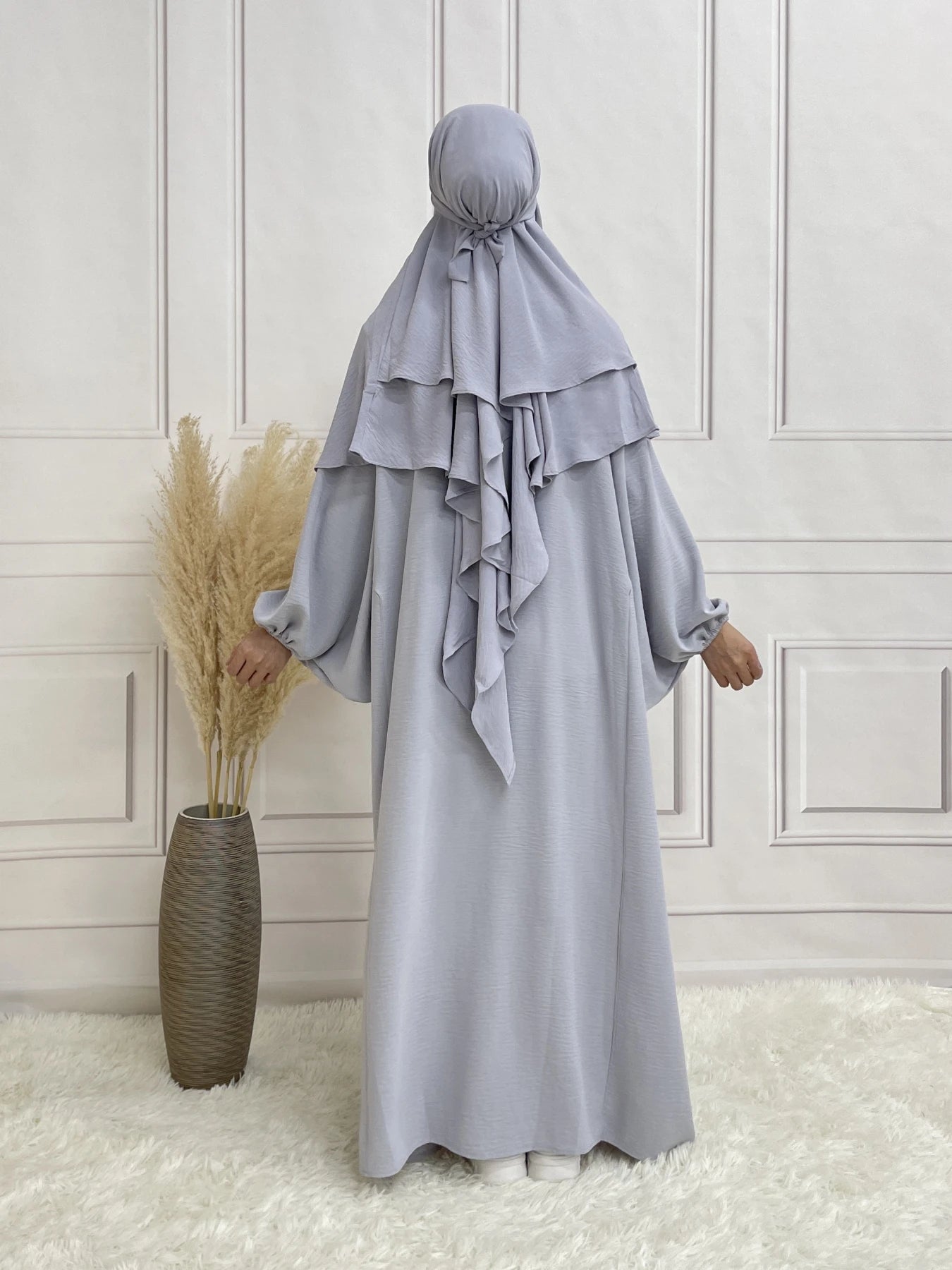 Khimar Daya — 2 Soft Crepe Veils (Everyday)