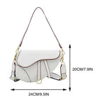 The Hana Saddle — Original Leather Crossbody Bag
