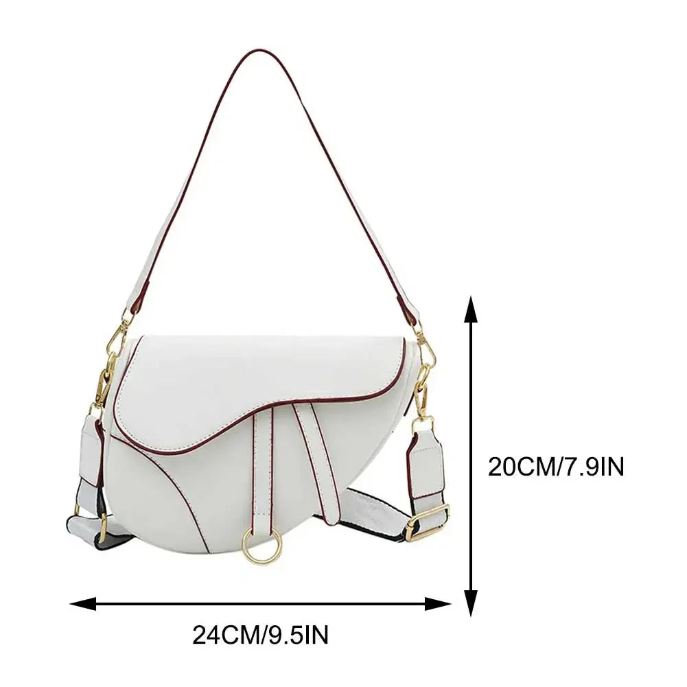 The Hana Saddle — Original Leather Crossbody Bag