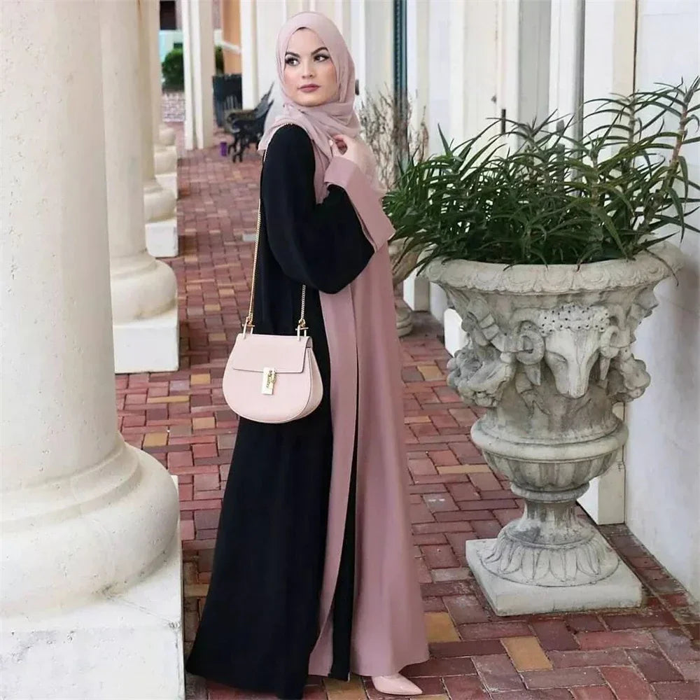 Layali Abaya — Two-Piece Effect Luxury Edition