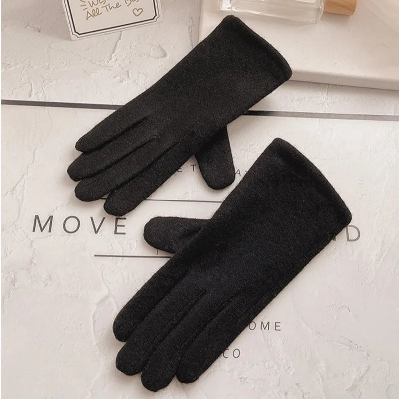 ZAYNA Cashmere Touchscreen Winter Gloves — Warm & Stylish