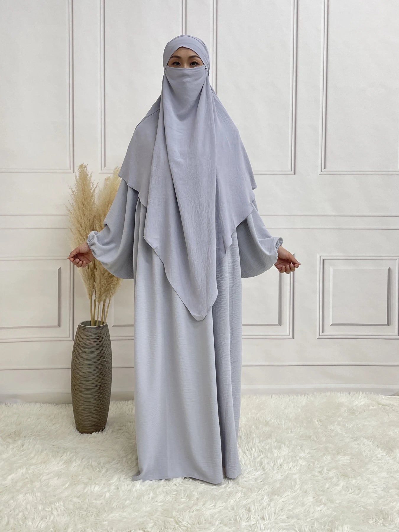Khimar Daya — 2 Soft Crepe Veils (Everyday)