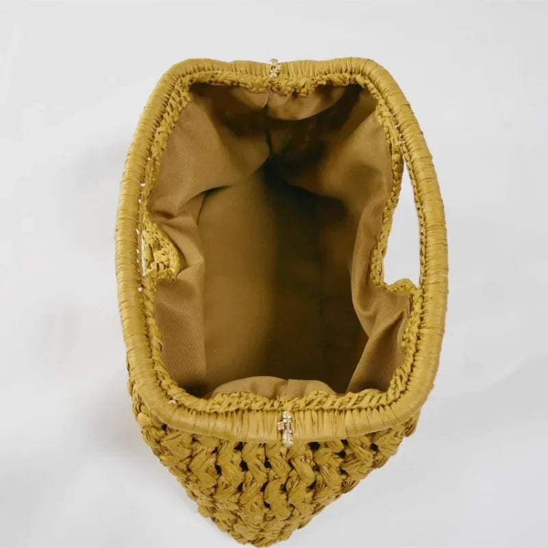 Rimal Tote Bag — Woven Seagrass Basket