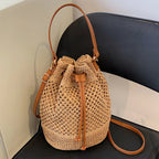 Noor Straw Shoulder Bag