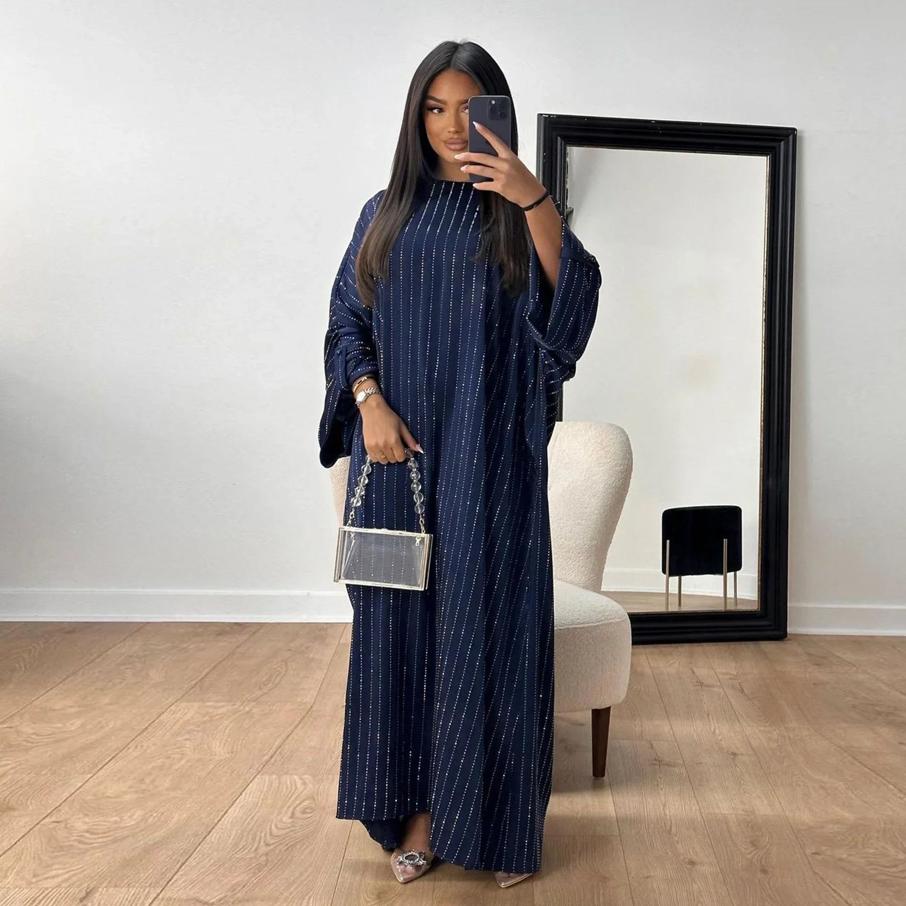 Abaya Noura — Long Dress Luxury Edition