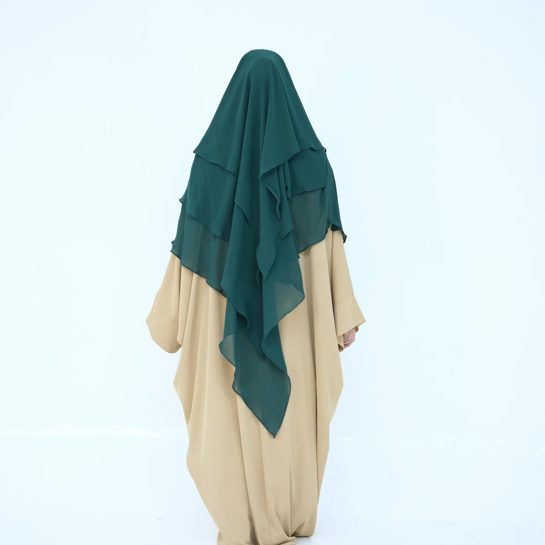 Khimar Hawa — 2 Muslin Veils (Overhead Long)