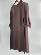 Abaya Naïla — Lace-Up Sleeves (Casual Edition)