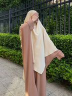 Soraya Éclat Khimar — Long with Sequins & Fringes