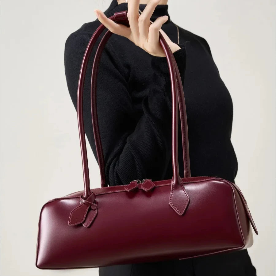The Safiya Baguette — Original Leather Shoulder Bag