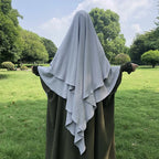 Khimar Jazya — Double Jazz Crepe (2 Veils, Long)