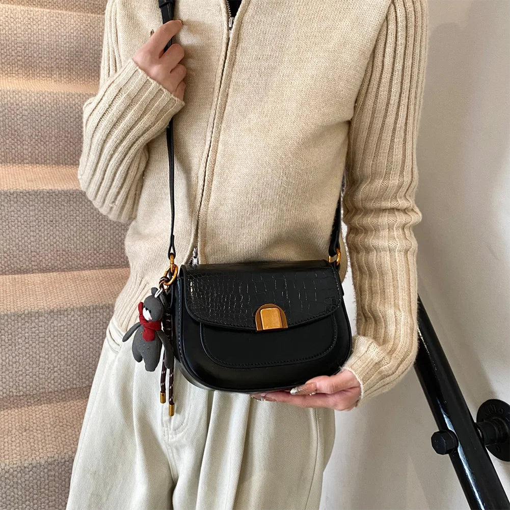 The Amina Buckle — Original Leather Crossbody Bag