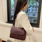 The Samira Square — Original Leather Multi-Compartment Bag