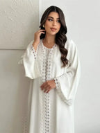 Abaya Aya — White Lace Kimono Deluxe Edition