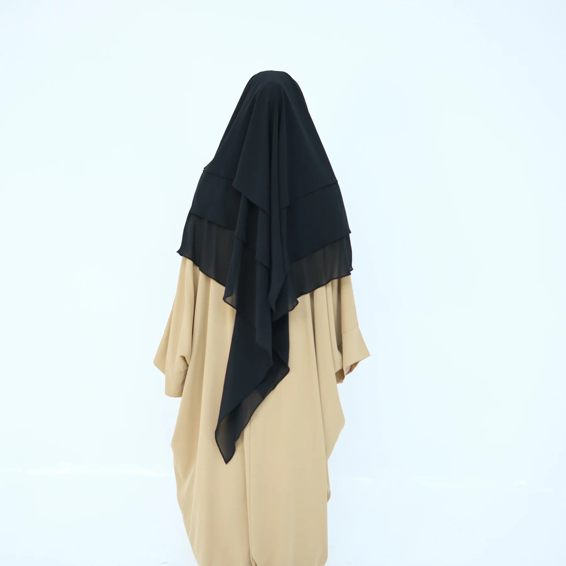 Khimar Hawa — 2 Muslin Veils (Overhead Long)