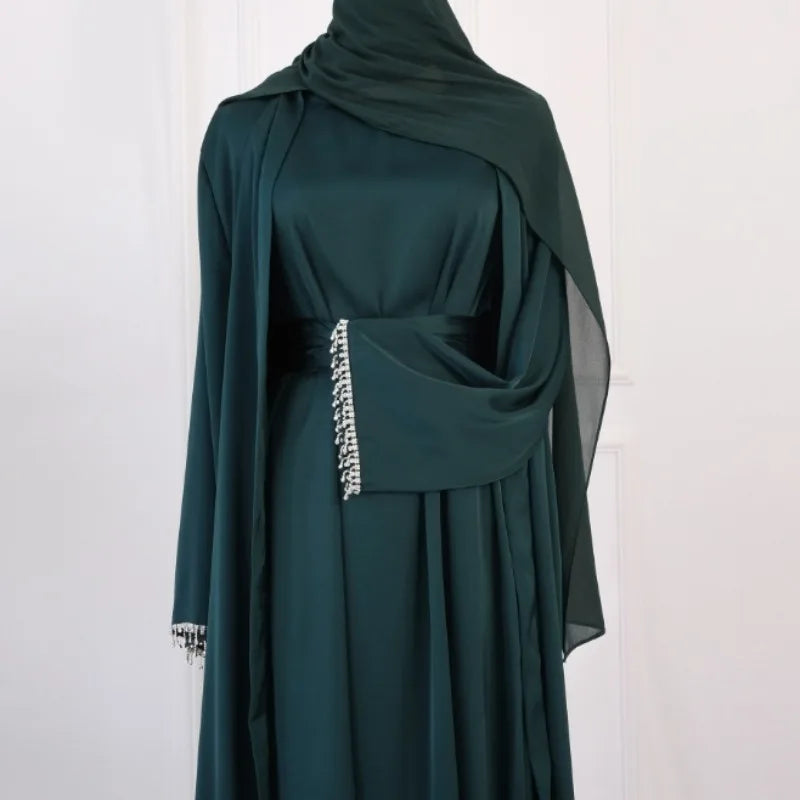 Safa Set — Kimono Abaya + Matching Khimar (2 pieces)