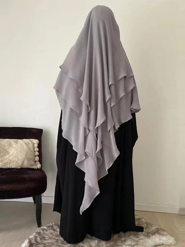Khimar Najla — 3 Long Muslin Veils