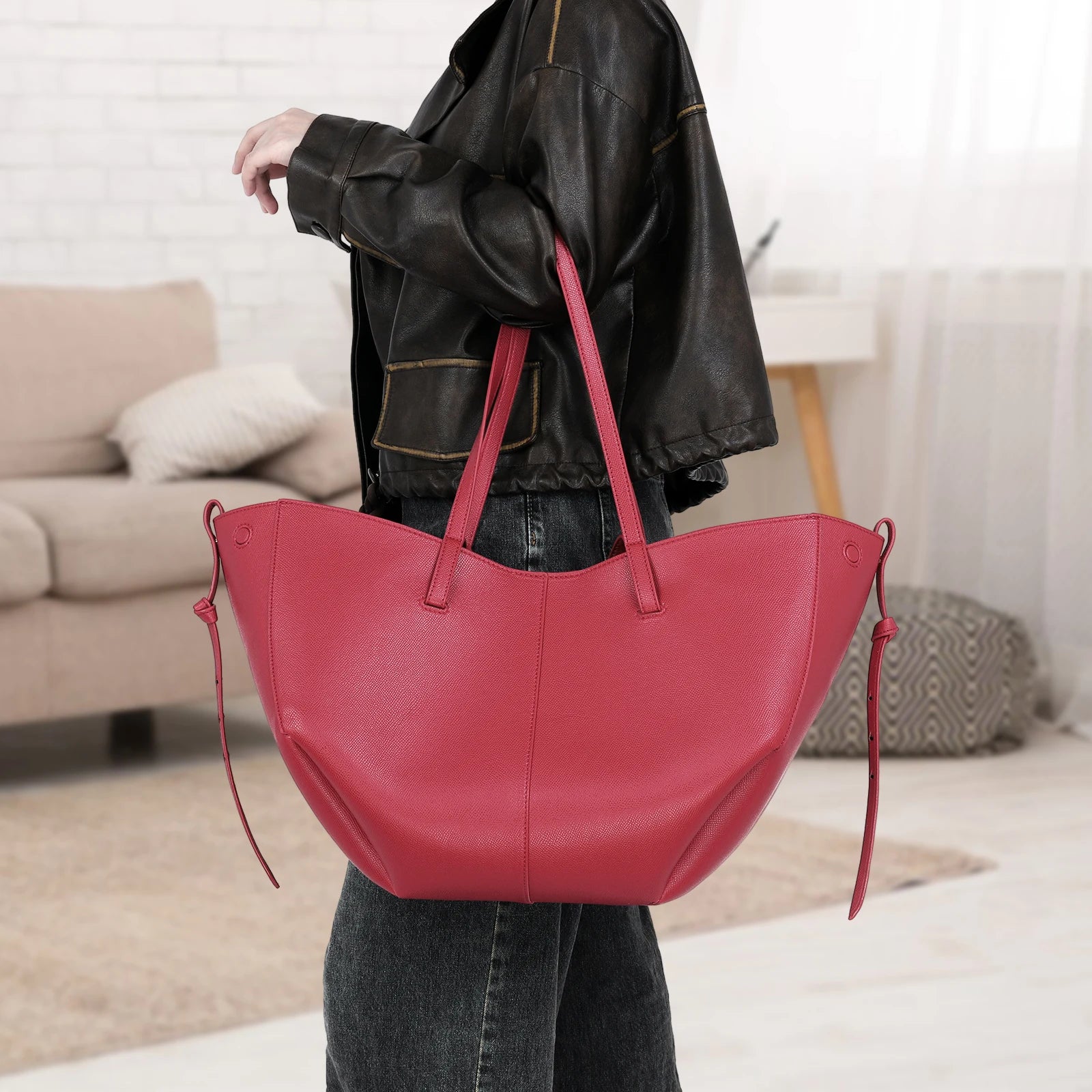 The Samara Tote — Original Leather Underarm Bag