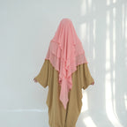 Khimar Hawa — 2 Muslin Veils (Overhead Long)