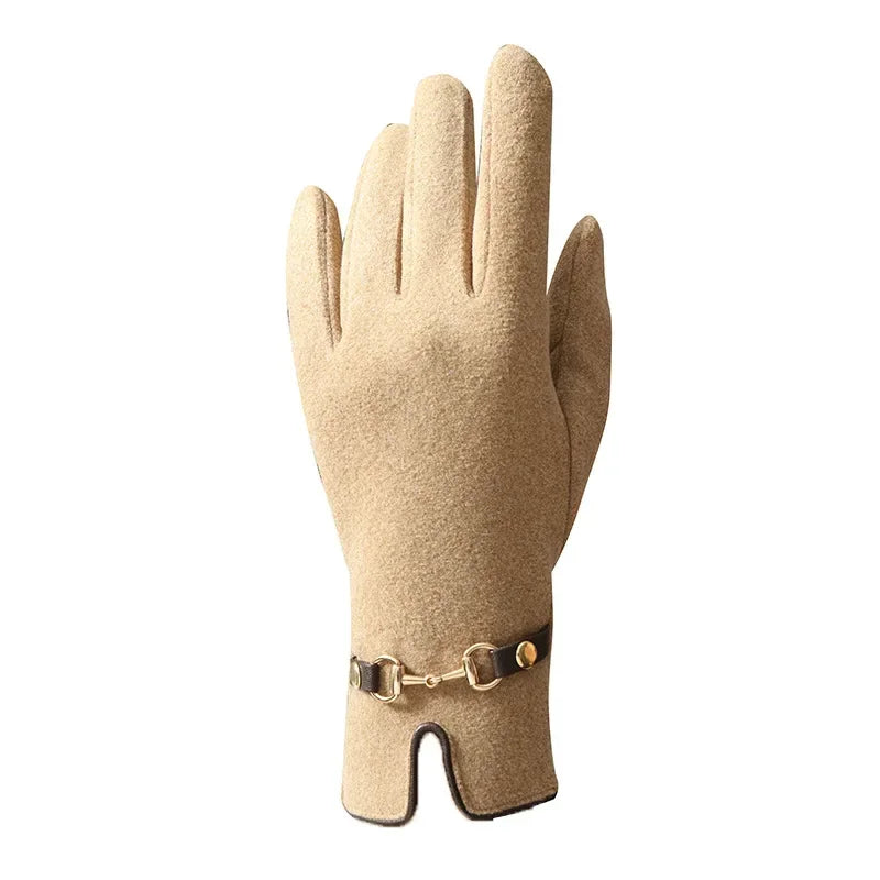 ZAYNA Elegant Touchscreen Winter Gloves — Warm & Stylish