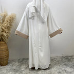Layali Abaya — Two-Piece Effect Luxury Edition