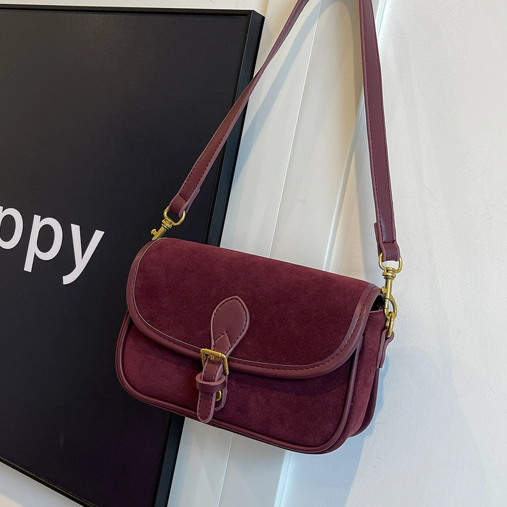 The Selma Crescent — Original Leather Crossbody Bag