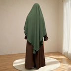 Khimar Hiba Zip — Stretch Chador (1 Veil)