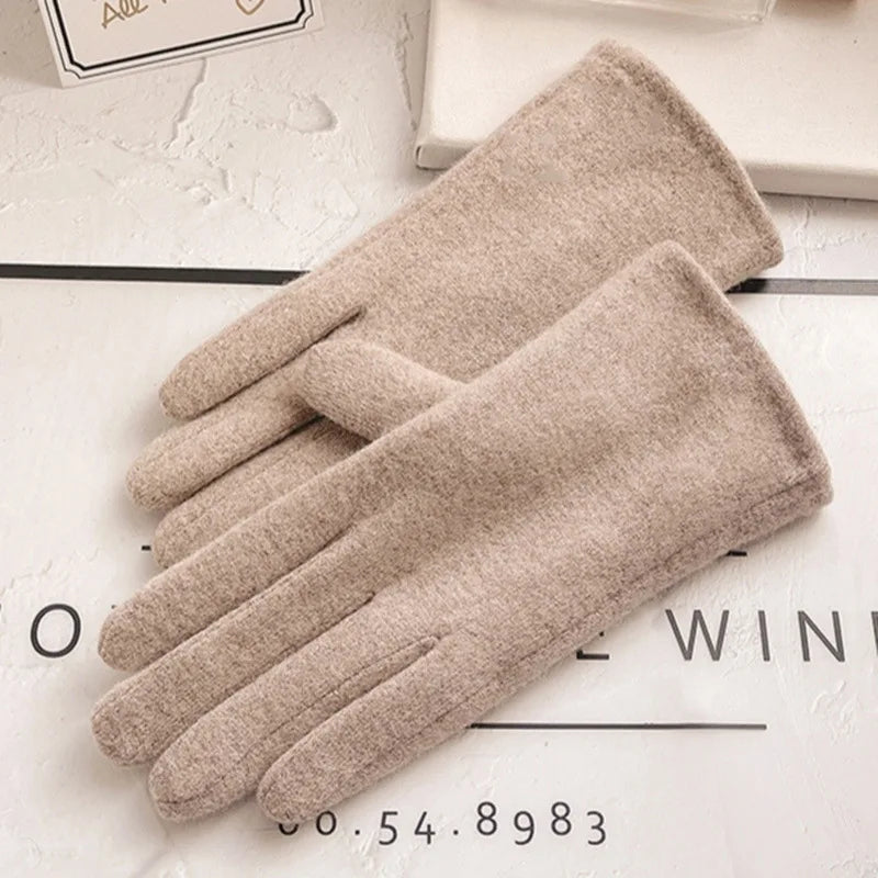 ZAYNA Cashmere Touchscreen Winter Gloves — Warm & Stylish