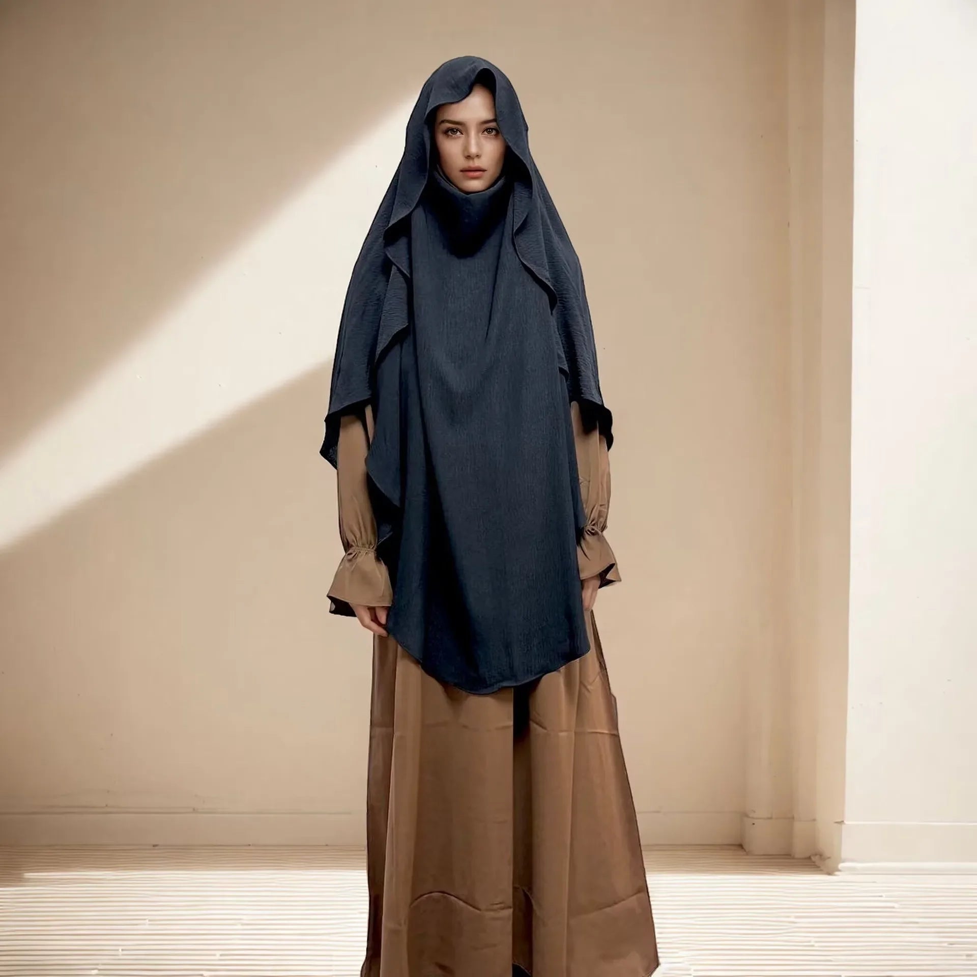 Khimar Hiba Zip — Stretch Chador (1 Veil)