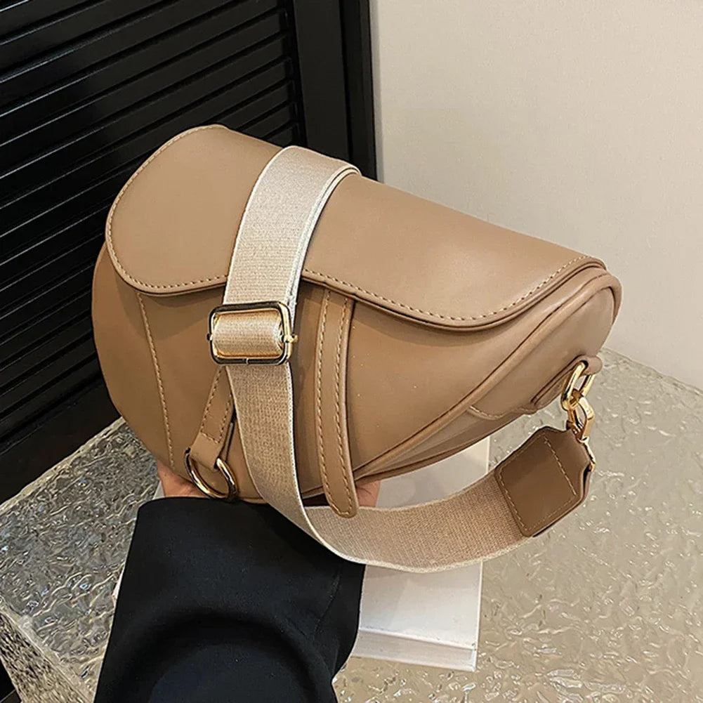 The Hana Saddle — Original Leather Crossbody Bag