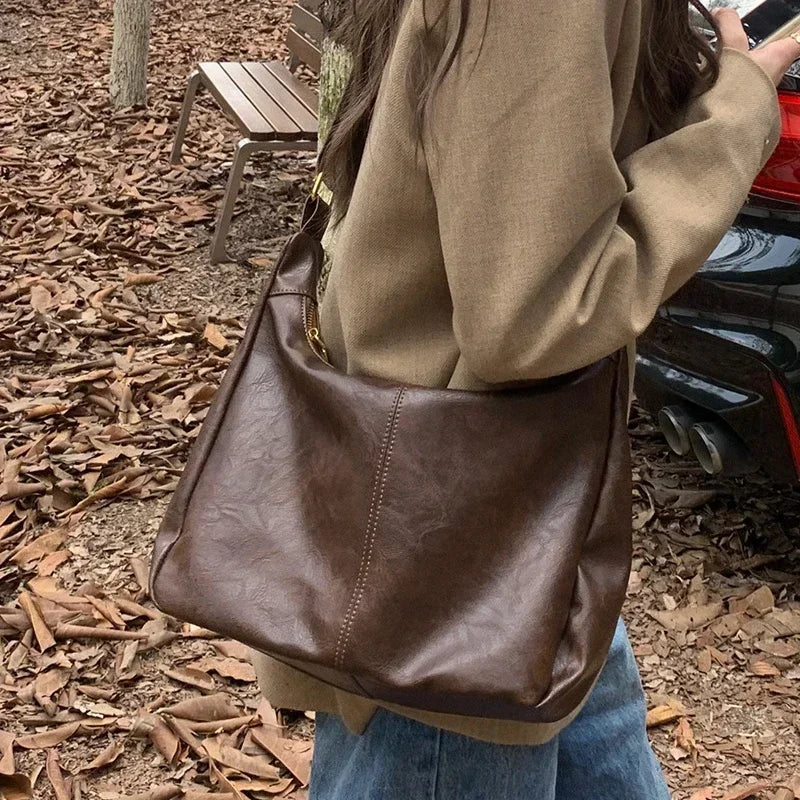 The Amira Tote — Genuine Leather Shoulder Bag
