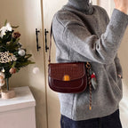 The Amina Buckle — Original Leather Crossbody Bag
