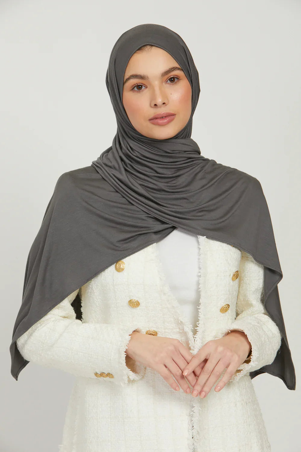 Jersey Hijab — Plain Long