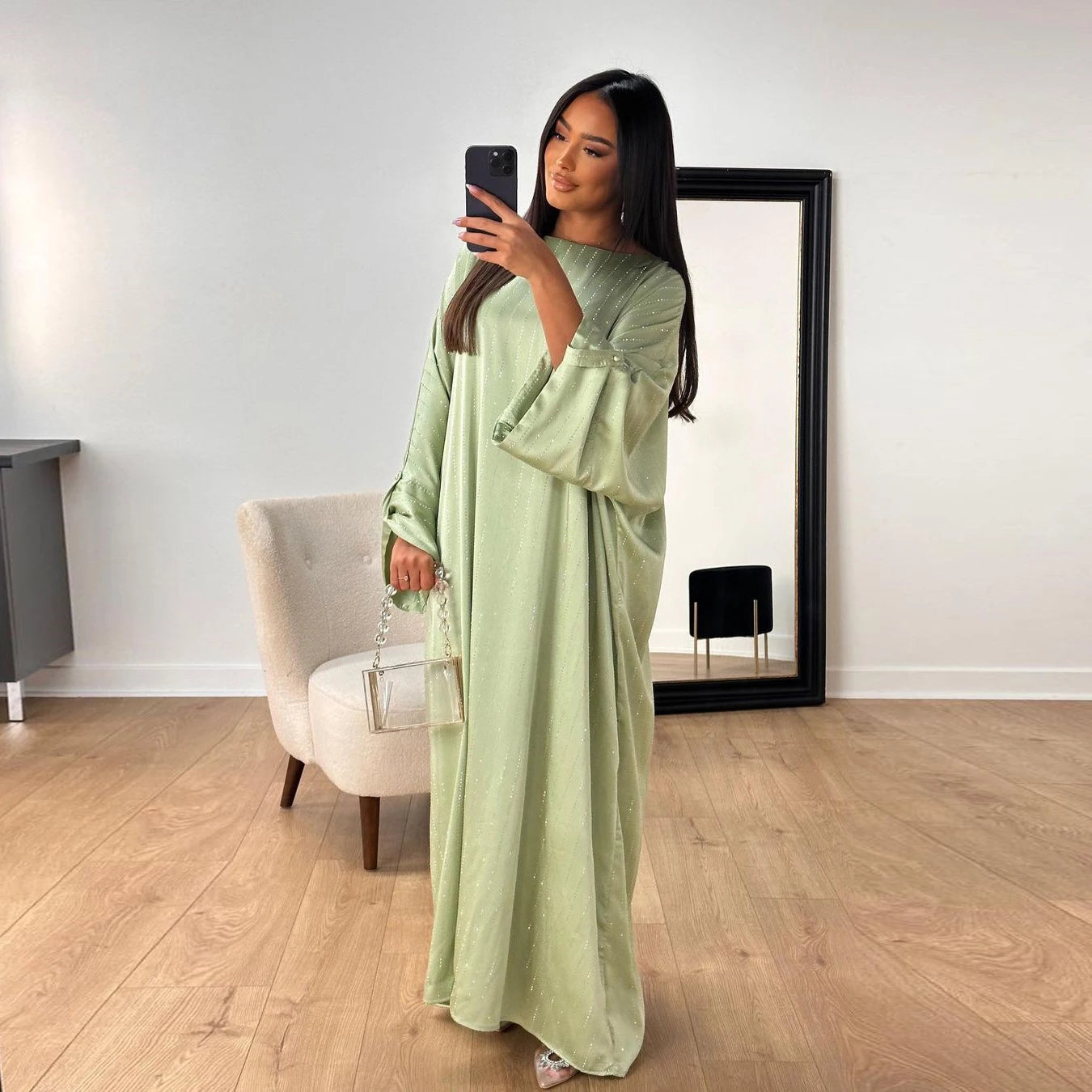 Abaya Noura — Long Dress Luxury Edition