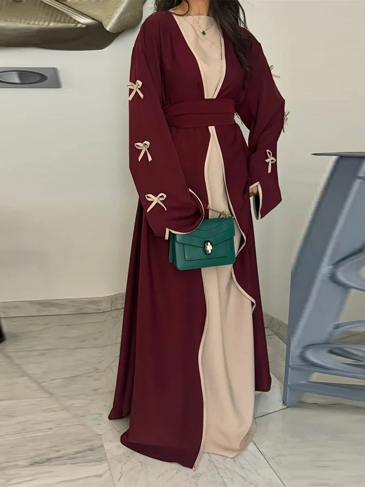 Abaya Malak — Butterfly Kimono with Bow Deluxe Edition