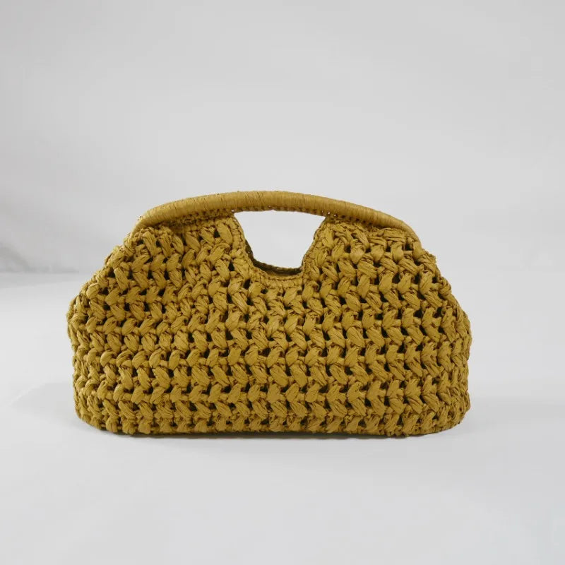 Rimal Tote Bag — Woven Seagrass Basket