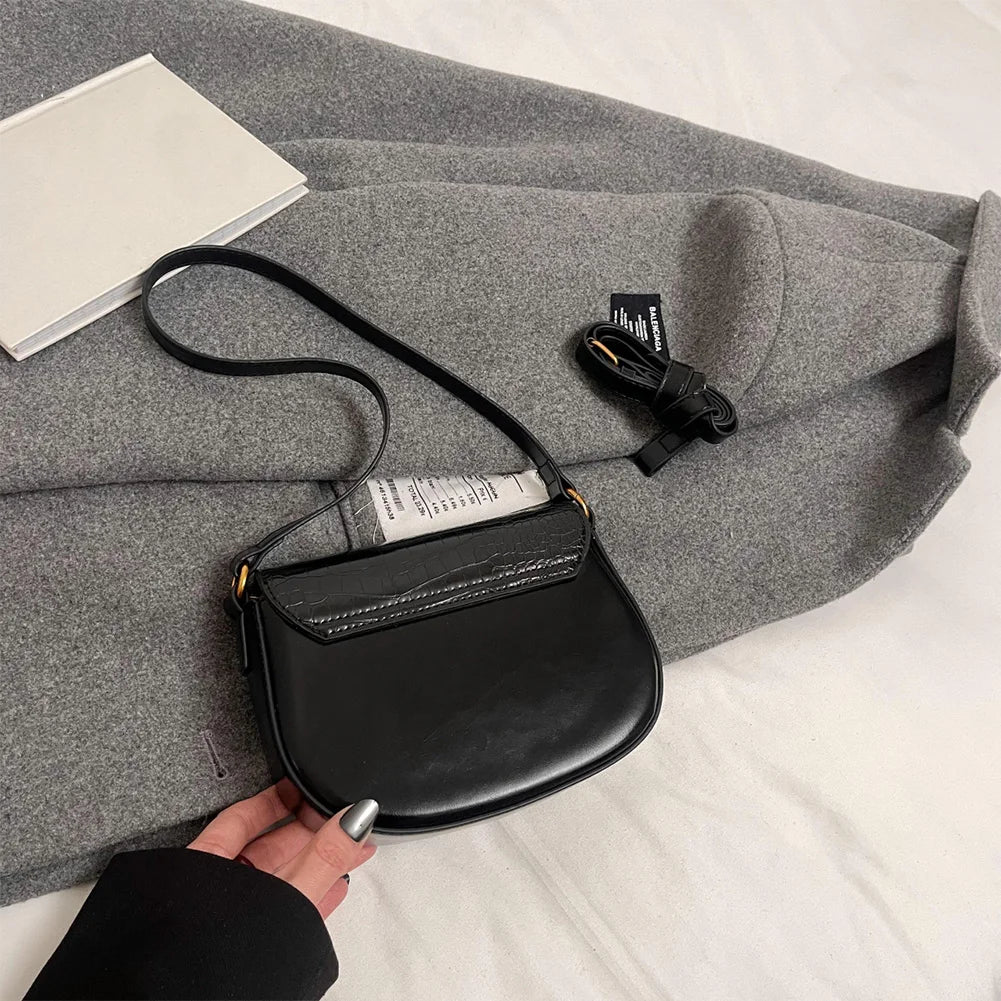 The Amina Buckle — Original Leather Crossbody Bag